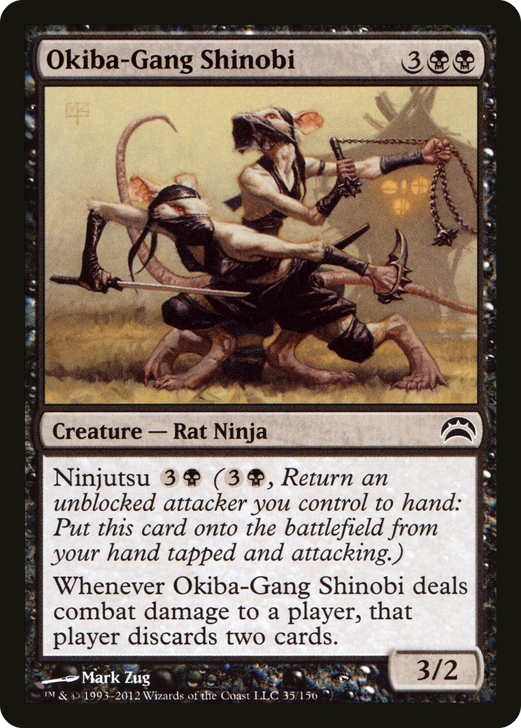 Okiba-Gang Shinobi (PC2-035) - Planechase 2012 - Premium MTG Single from Wizards of the Coast - Just $0.88! Shop now at Game Crave Tournament Store
