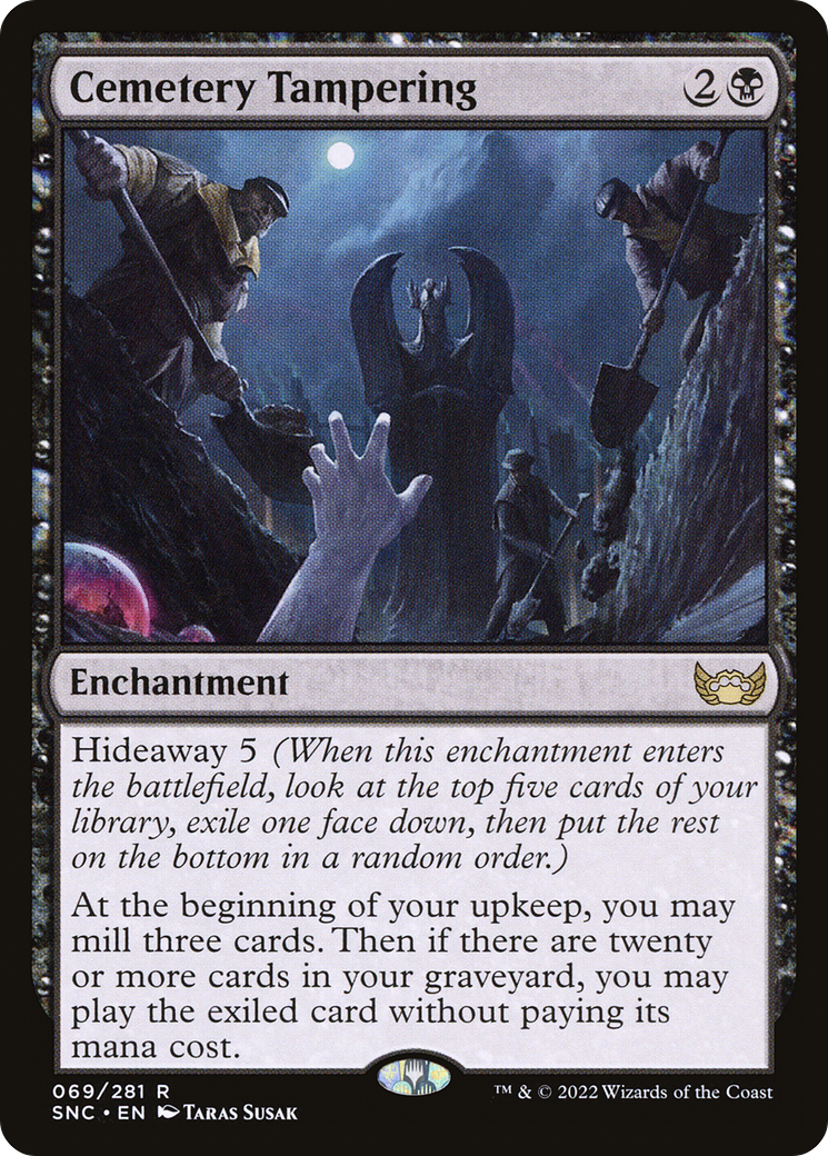 Cemetery Tampering (SNC-069) - Streets of New Capenna - Premium MTG Single from Wizards of the Coast - Just $0.08! Shop now at Game Crave Tournament Store