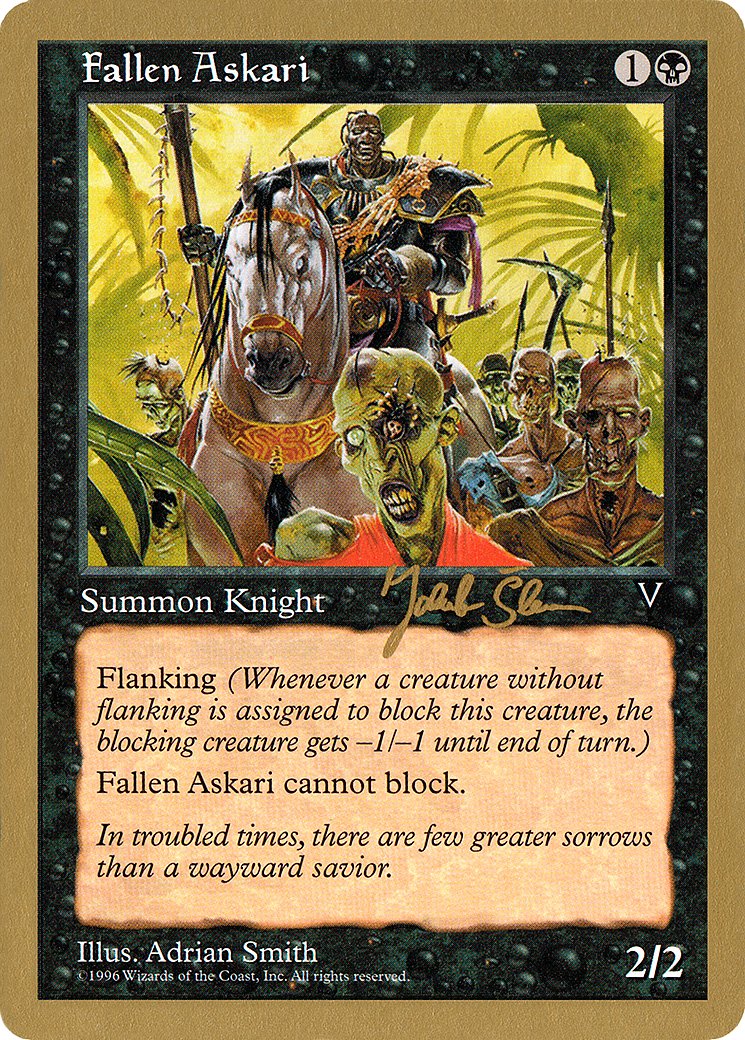 Fallen Askari (WC97-JS59) - World Championship Decks 1997 - Premium MTG Single from Wizards of the Coast - Just $0.25! Shop now at Game Crave Tournament Store