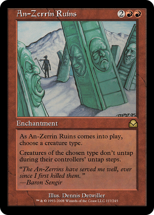 An-Zerrin Ruins (ME2-117) - Masters Edition II - Premium MTG Single from Wizards of the Coast - Just $0! Shop now at Game Crave Tournament Store