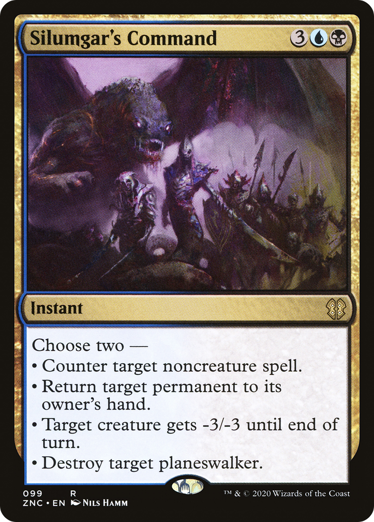 Silumgar's Command (ZNC-099) - Zendikar Rising Commander - Premium MTG Single from Wizards of the Coast - Just $0.08! Shop now at Game Crave Tournament Store