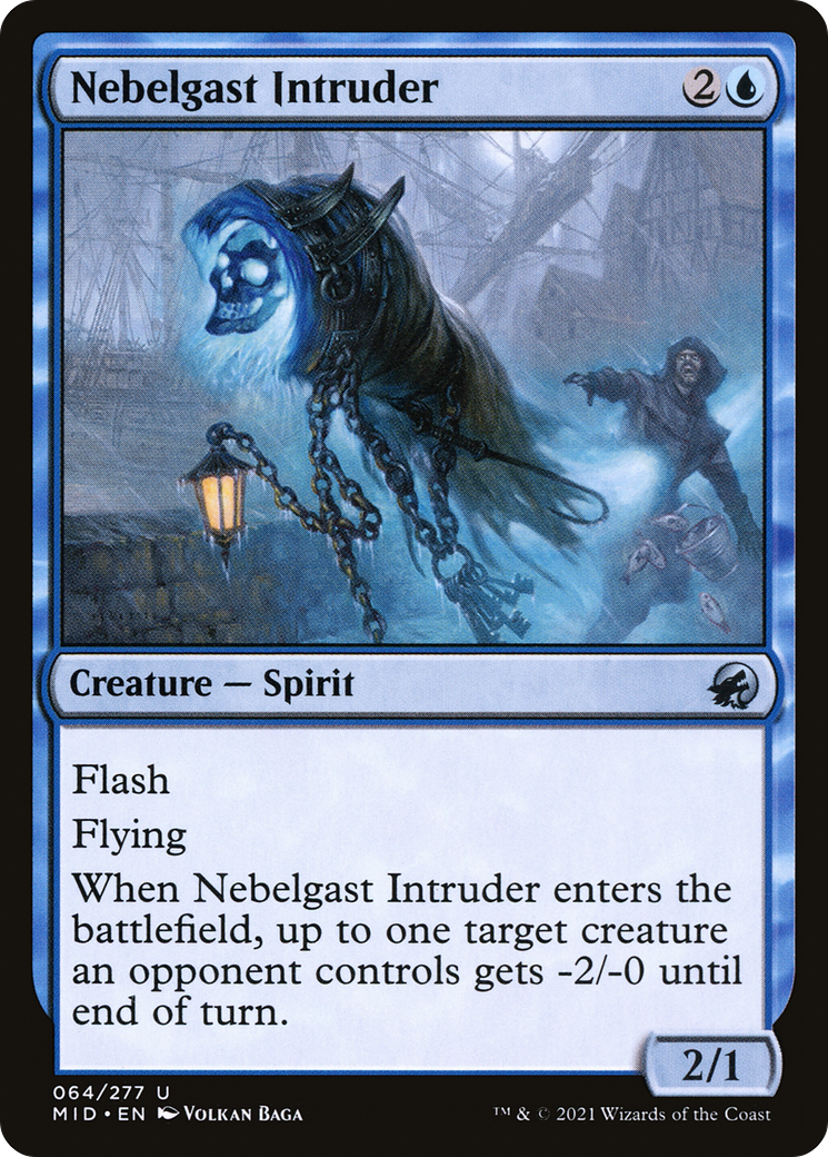 Nebelgast Intruder (MID-064) - Innistrad: Midnight Hunt - Premium MTG Single from Wizards of the Coast - Just $0.08! Shop now at Game Crave Tournament Store