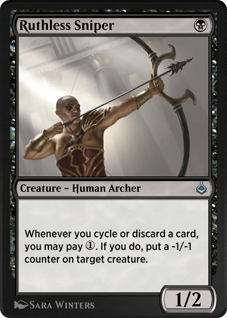 Ruthless Sniper (AKR-121) - Amonkhet Remastered - Premium MTG Single from Wizards of the Coast - Just $0! Shop now at Game Crave Tournament Store