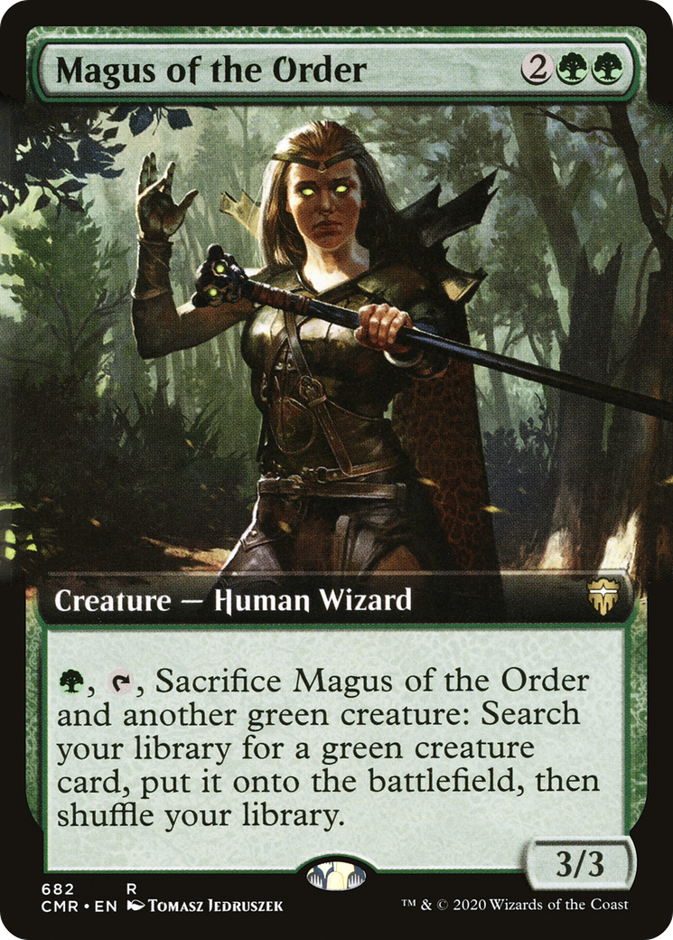 Magus of the Order (CMR-682) - Commander Legends: (Extended Art) Foil - Premium MTG Single from Wizards of the Coast - Just $0.19! Shop now at Game Crave Tournament Store