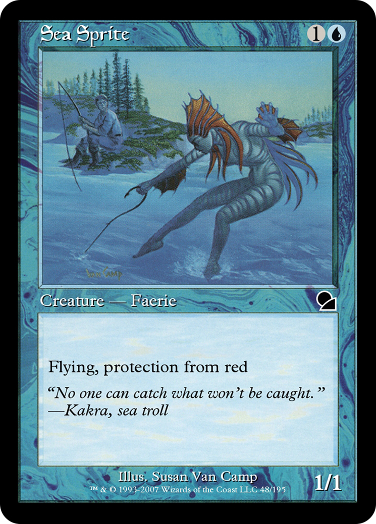 Sea Sprite (ME1-048) - Masters Edition - Premium MTG Single from Wizards of the Coast - Just $0! Shop now at Game Crave Tournament Store