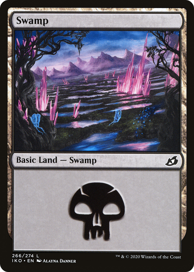 Swamp (IKO-266) - Ikoria: Lair of Behemoths - Premium MTG Single from Wizards of the Coast - Just $0.35! Shop now at Game Crave Tournament Store