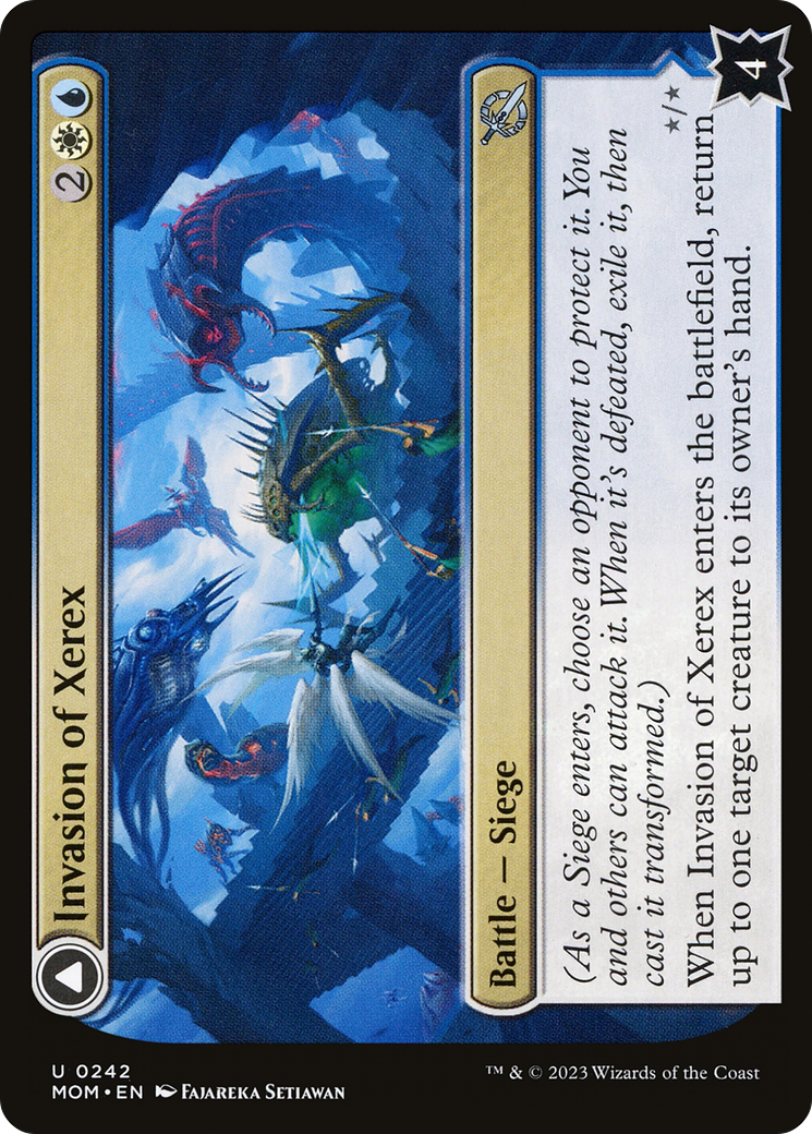 Invasion of Xerex // Vertex Paladin (MOM-242) - March of the Machine - Premium MTG Single from Wizards of the Coast - Just $0.08! Shop now at Game Crave Tournament Store