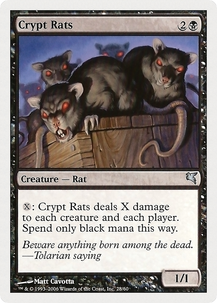 Crypt Rats (PHUK-028) - Hachette UK - Premium MTG Single from Wizards of the Coast - Just $0! Shop now at Game Crave Tournament Store