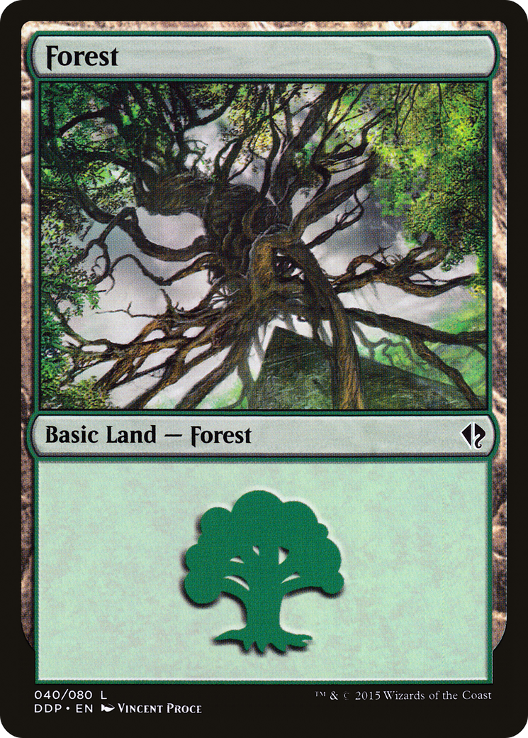Forest (DDP-040) - Duel Decks: Zendikar vs. Eldrazi - Premium MTG Single from Wizards of the Coast - Just $0.08! Shop now at Game Crave Tournament Store