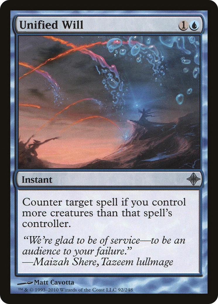 Unified Will (ROE-092) - Rise of the Eldrazi - Premium MTG Single from Wizards of the Coast - Just $0.25! Shop now at Game Crave Tournament Store