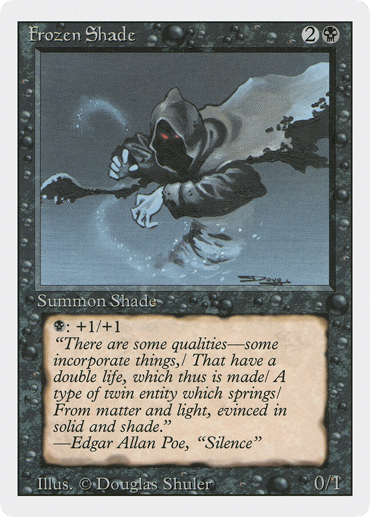 Frozen Shade (3ED-112) - Revised Edition - Premium MTG Single from Wizards of the Coast - Just $0.08! Shop now at Game Crave Tournament Store
