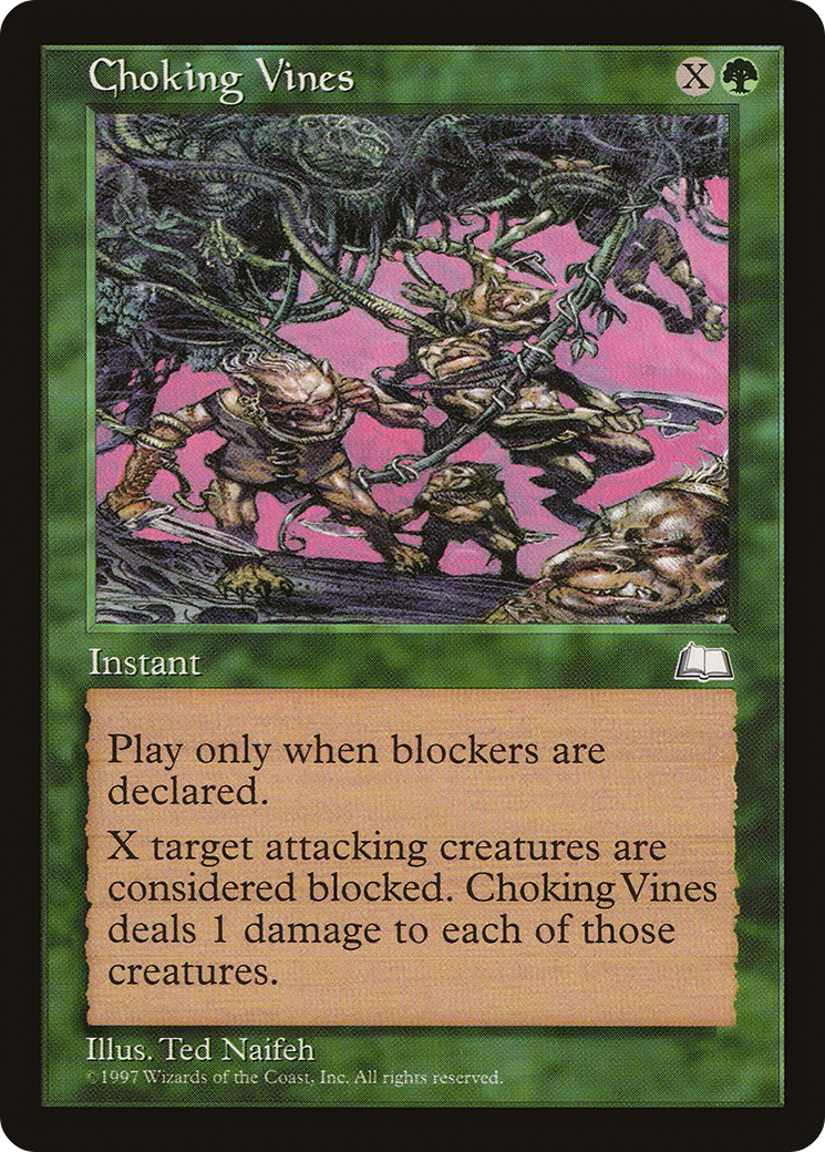 Choking Vines (WTH-123) - Weatherlight - Premium MTG Single from Wizards of the Coast - Just $0.08! Shop now at Game Crave Tournament Store