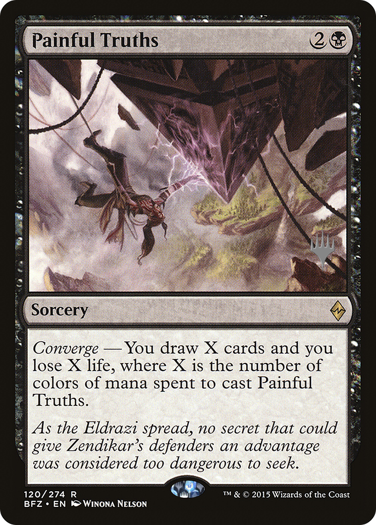 Painful Truths (PBFZ-120P) - Battle for Zendikar Promos - Premium MTG Single from Wizards of the Coast - Just $0.23! Shop now at Game Crave Tournament Store