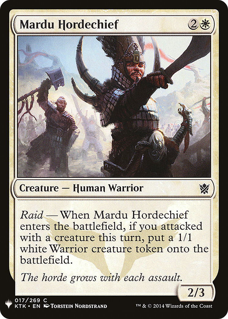 Mardu Hordechief (MB1-172) - Mystery Booster - Premium MTG Single from Wizards of the Coast - Just $0.08! Shop now at Game Crave Tournament Store