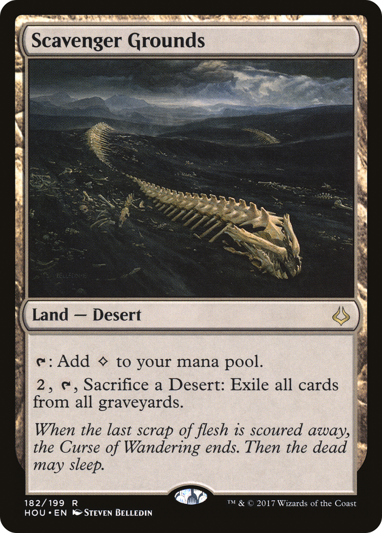 Scavenger Grounds (HOU-182) - Hour of Devastation - Premium MTG Single from Wizards of the Coast - Just $0.22! Shop now at Game Crave Tournament Store