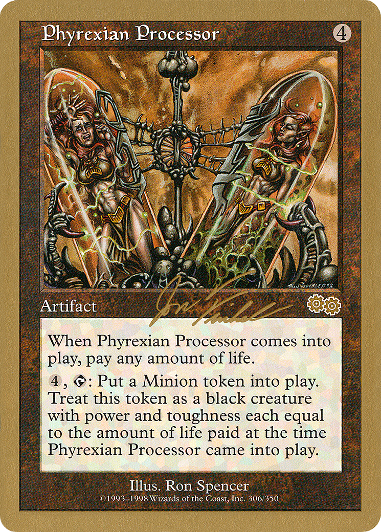 Phyrexian Processor (WC00-JF306B) - World Championship Decks 2000 - Premium MTG Single from Wizards of the Coast - Just $0.17! Shop now at Game Crave Tournament Store