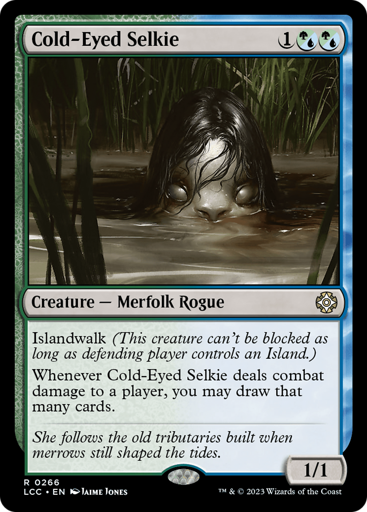 Cold-Eyed Selkie (LCC-266) - The Lost Caverns of Ixalan Commander - Premium MTG Single from Wizards of the Coast - Just $0.08! Shop now at Game Crave Tournament Store