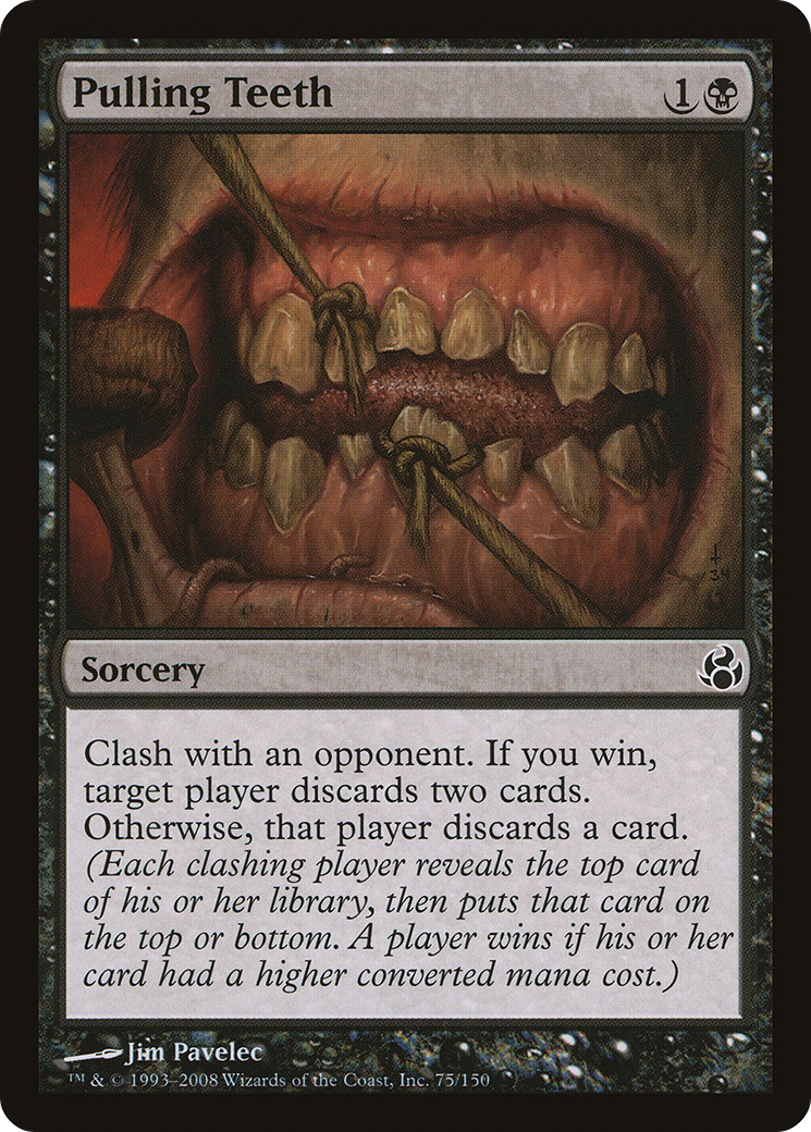Pulling Teeth (MOR-075) - Morningtide - Premium MTG Single from Wizards of the Coast - Just $0.25! Shop now at Game Crave Tournament Store