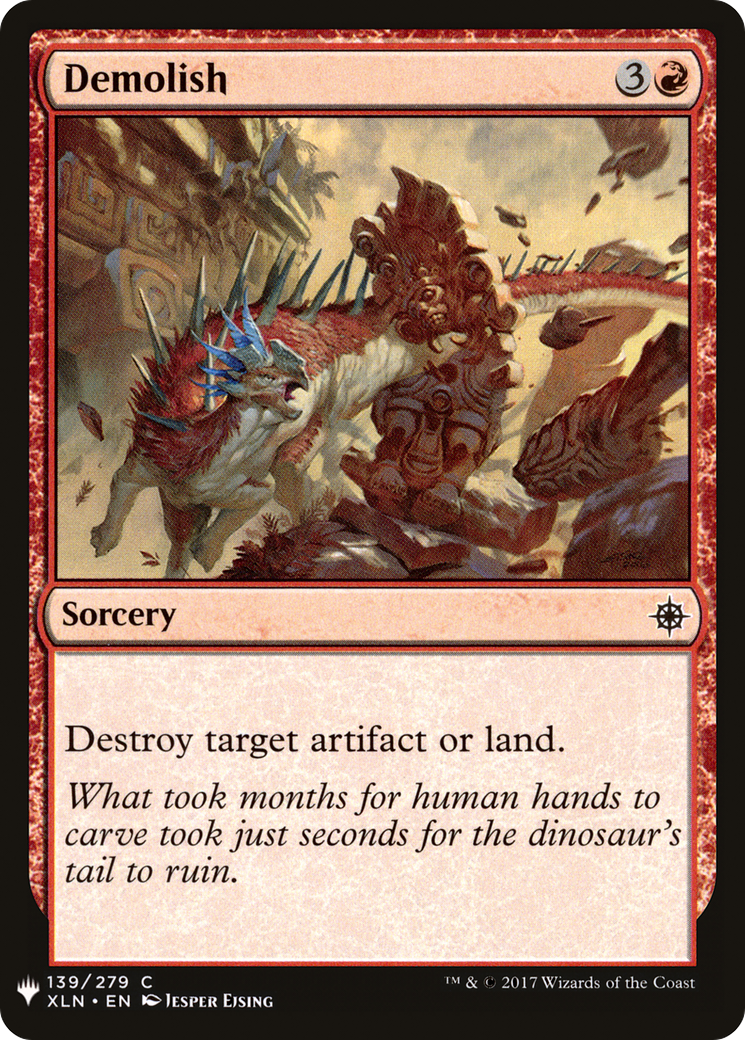 Demolish (MB1-901) - Mystery Booster - Premium MTG Single from Wizards of the Coast - Just $0.25! Shop now at Game Crave Tournament Store