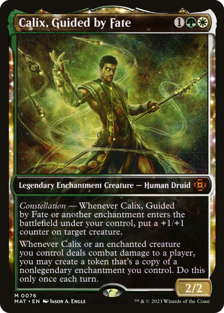 Calix, Guided by Fate (MAT-076) - March of the Machine: The Aftermath: (Showcase, nyxtouched) - Premium MTG Single from Wizards of the Coast - Just $3.54! Shop now at Game Crave Tournament Store