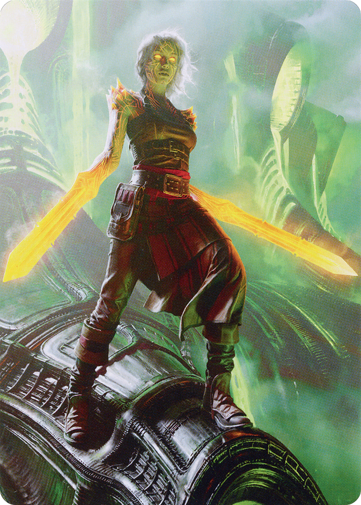 Nahiri, the Unforgiving // Nahiri, the Unforgiving (AONE-051) - Phyrexia: All Will Be One Art Series (Borderless) Foil - Premium MTG Single from Wizards of the Coast - Just $0! Shop now at Game Crave Tournament Store