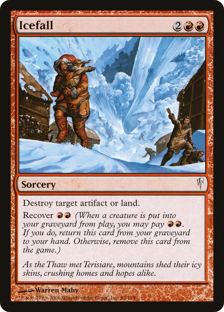 Icefall (CSP-085) - Coldsnap Foil - Premium MTG Single from Wizards of the Coast - Just $1.44! Shop now at Game Crave Tournament Store