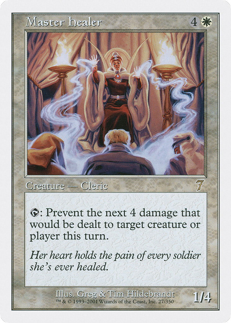 Master Healer (7ED-027) - Seventh Edition - Premium MTG Single from Wizards of the Coast - Just $0.25! Shop now at Game Crave Tournament Store