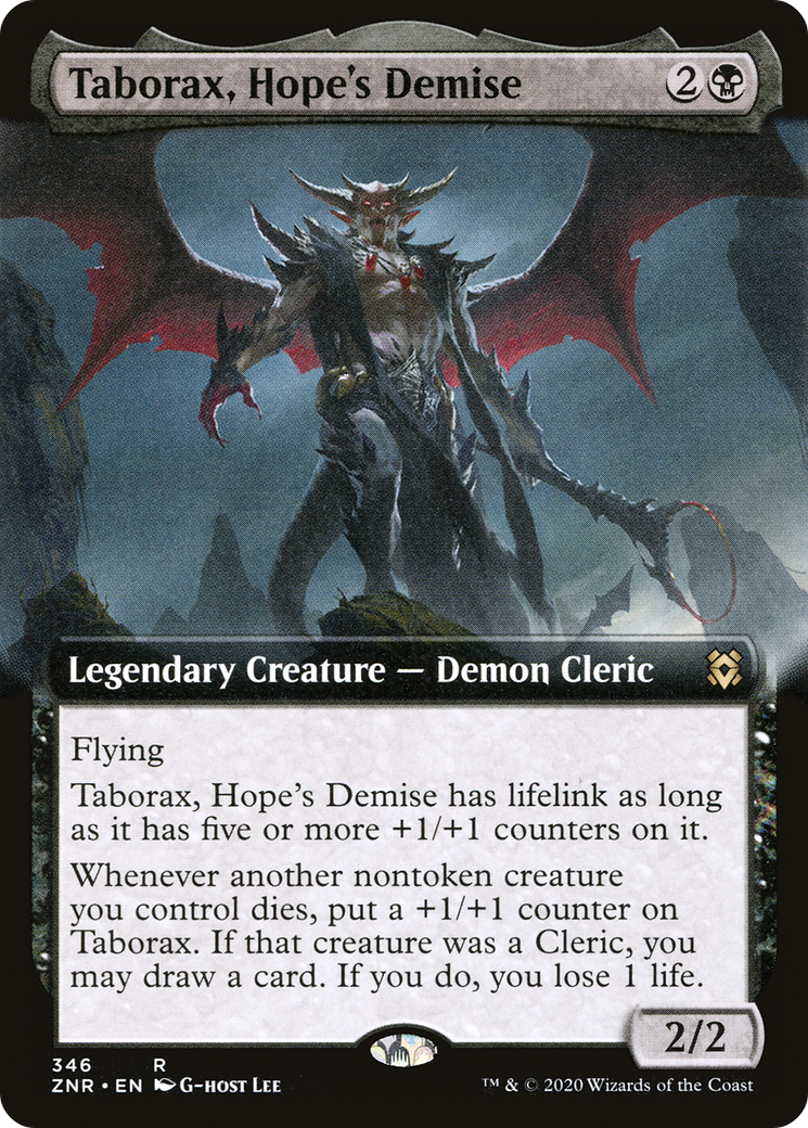 Taborax, Hope's Demise (ZNR-346) - Zendikar Rising: (Extended Art) - Premium MTG Single from Wizards of the Coast - Just $0.28! Shop now at Game Crave Tournament Store