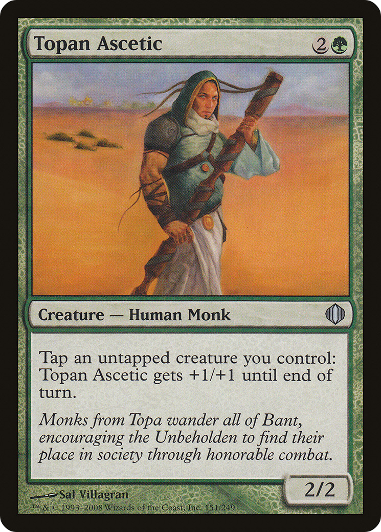 Topan Ascetic (ALA-151) - Shards of Alara - Premium MTG Single from Wizards of the Coast - Just $0.08! Shop now at Game Crave Tournament Store