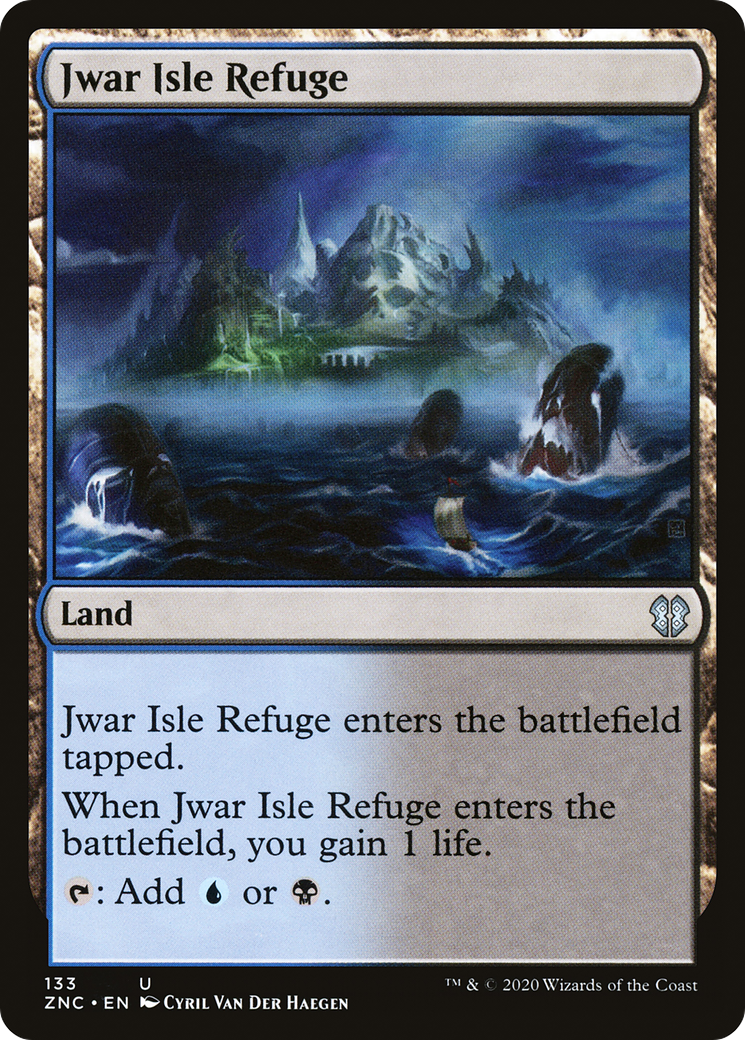 Jwar Isle Refuge (ZNC-133) - Zendikar Rising Commander - Premium MTG Single from Wizards of the Coast - Just $0.08! Shop now at Game Crave Tournament Store
