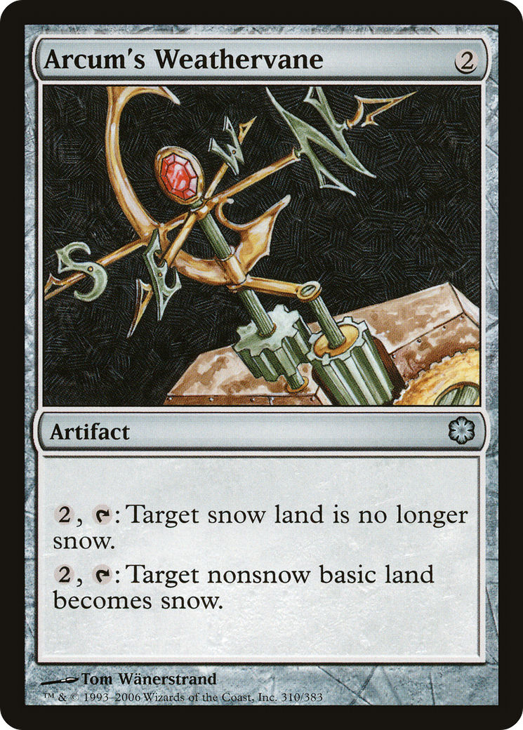 Arcum's Weathervane (CST-310) - Coldsnap Theme Decks - Premium MTG Single from Wizards of the Coast - Just $0.08! Shop now at Game Crave Tournament Store