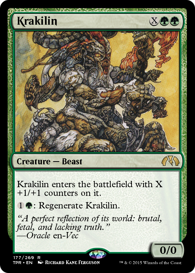 Krakilin (TPR-177) - Tempest Remastered Foil - Premium MTG Single from Wizards of the Coast - Just $0! Shop now at Game Crave Tournament Store