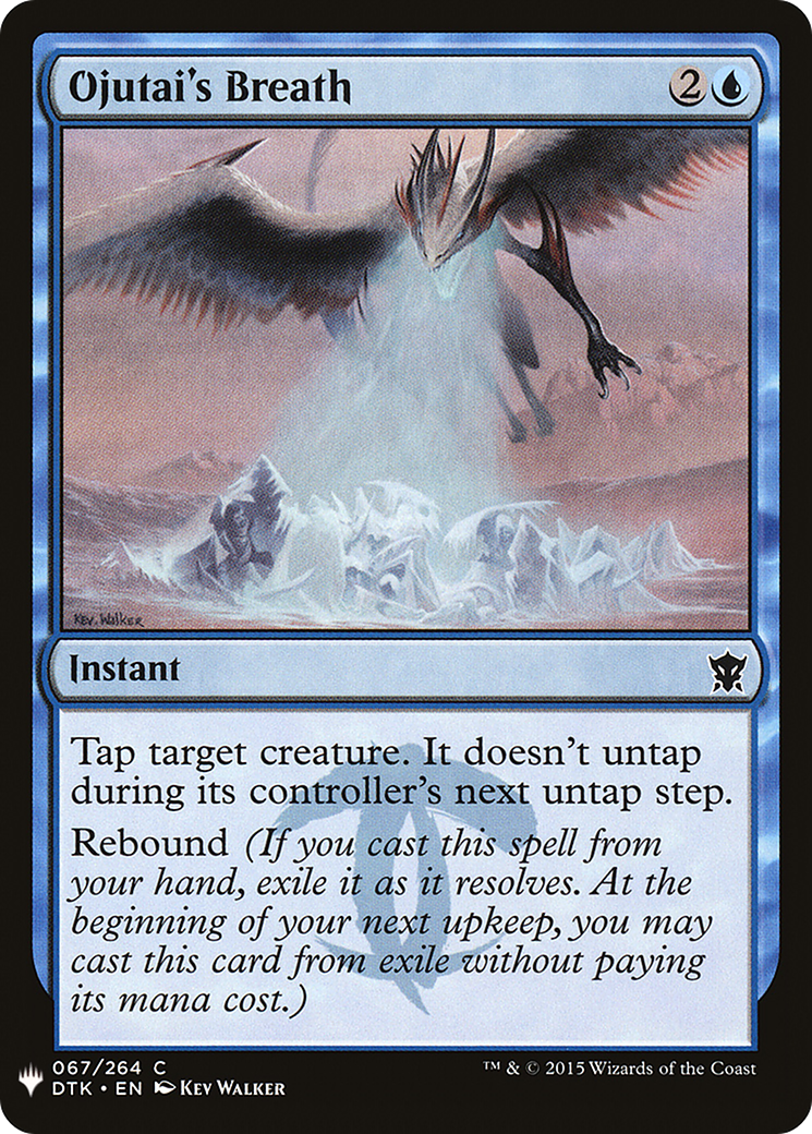 Ojutai's Breath (MB1-448) - Mystery Booster - Premium MTG Single from Wizards of the Coast - Just $0.08! Shop now at Game Crave Tournament Store
