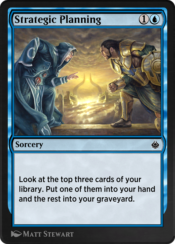 Strategic Planning (AKR-081) - Amonkhet Remastered - Premium MTG Single from Wizards of the Coast - Just $0! Shop now at Game Crave Tournament Store