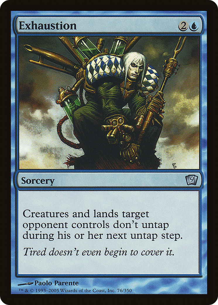 Exhaustion (9ED-76★) - Ninth Edition Foil - Premium MTG Single from Wizards of the Coast - Just $1.42! Shop now at Game Crave Tournament Store
