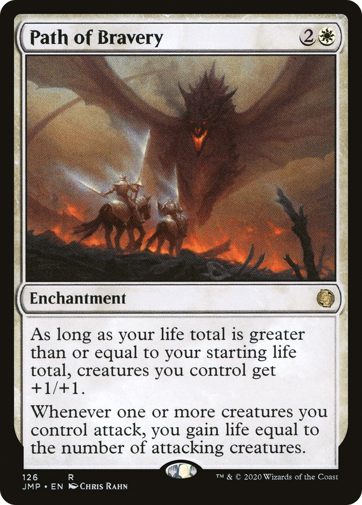 Path of Bravery (JMP-126) - Jumpstart - Premium MTG Single from Wizards of the Coast - Just $0.13! Shop now at Game Crave Tournament Store
