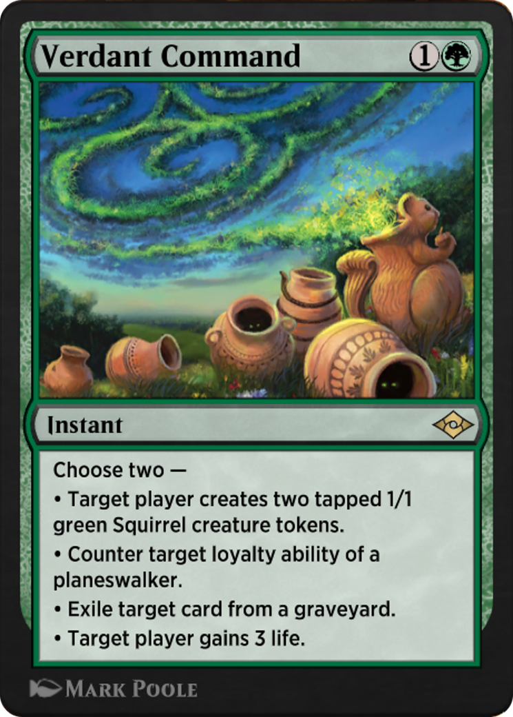 Verdant Command (J21-664) - Jumpstart: Historic Horizons - Premium MTG Single from Wizards of the Coast - Just $0! Shop now at Game Crave Tournament Store