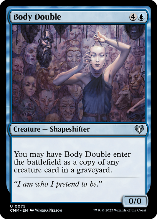 Body Double (CMM-075) - Commander Masters - Premium MTG Single from Wizards of the Coast - Just $0.08! Shop now at Game Crave Tournament Store