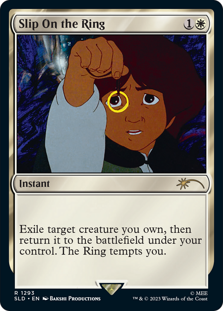 Slip On the Ring (SLD-1293) - Secret Lair Drop - Premium MTG Single from Wizards of the Coast - Just $1.81! Shop now at Game Crave Tournament Store