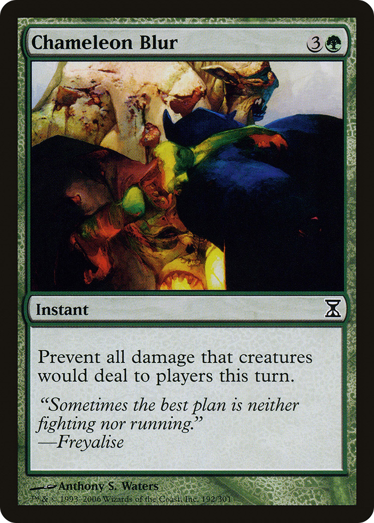 Chameleon Blur (TSP-192) - Time Spiral Foil - Premium MTG Single from Wizards of the Coast - Just $0.25! Shop now at Game Crave Tournament Store