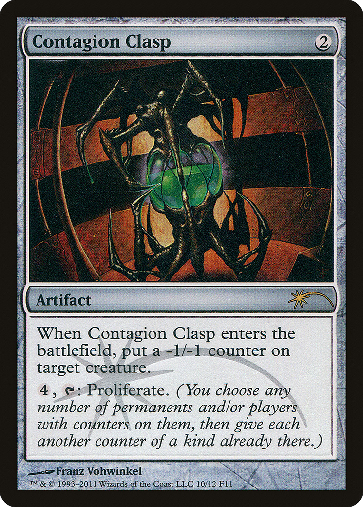 Contagion Clasp (F11-010) - Friday Night Magic 2011 Foil - Premium MTG Single from Wizards of the Coast - Just $0.96! Shop now at Game Crave Tournament Store