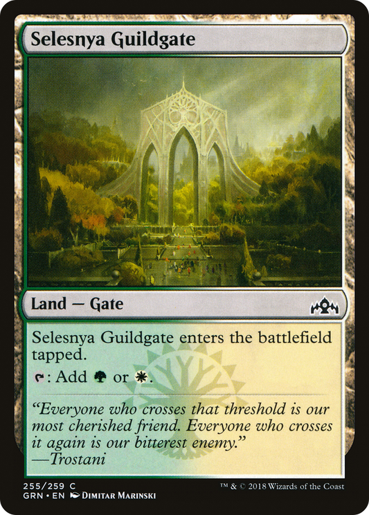 Selesnya Guildgate (GRN-255) - Guilds of Ravnica - Premium MTG Single from Wizards of the Coast - Just $0.08! Shop now at Game Crave Tournament Store