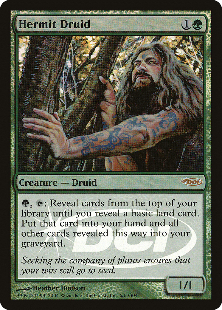 Hermit Druid (G04-006) - Judge Gift Cards 2004 Foil - Premium MTG Single from Wizards of the Coast - Just $25.73! Shop now at Game Crave Tournament Store