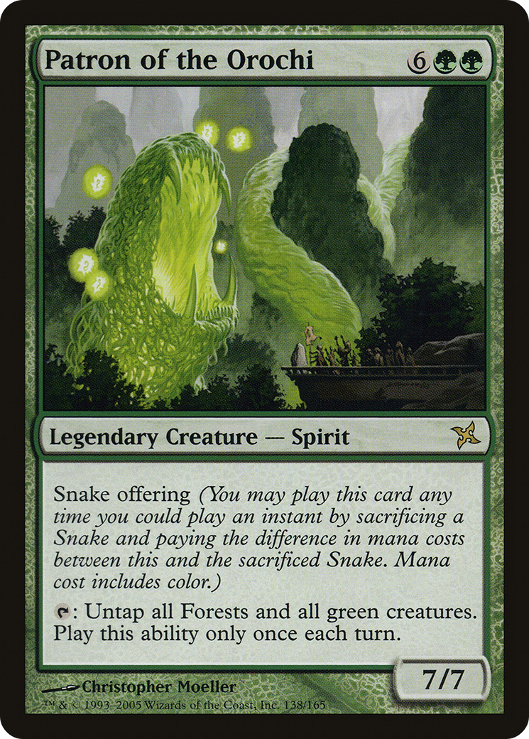 Patron of the Orochi (BOK-138) - Betrayers of Kamigawa - Premium MTG Single from Wizards of the Coast - Just $3.36! Shop now at Game Crave Tournament Store