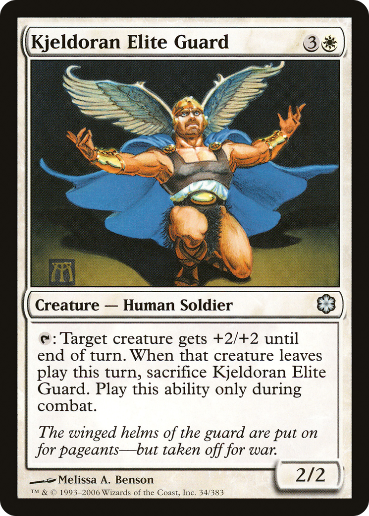Kjeldoran Elite Guard (CST-034) - Coldsnap Theme Decks - Premium MTG Single from Wizards of the Coast - Just $0.08! Shop now at Game Crave Tournament Store