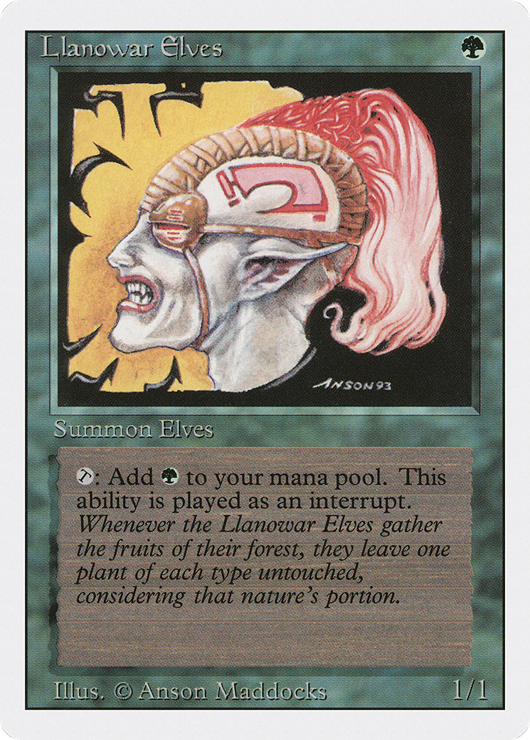 Llanowar Elves (3ED-211) - Revised Edition - Premium MTG Single from Wizards of the Coast - Just $0.28! Shop now at Game Crave Tournament Store