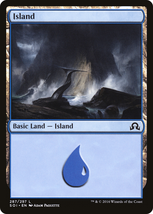 Island (SOI-287) - Shadows over Innistrad - Premium MTG Single from Wizards of the Coast - Just $0.08! Shop now at Game Crave Tournament Store