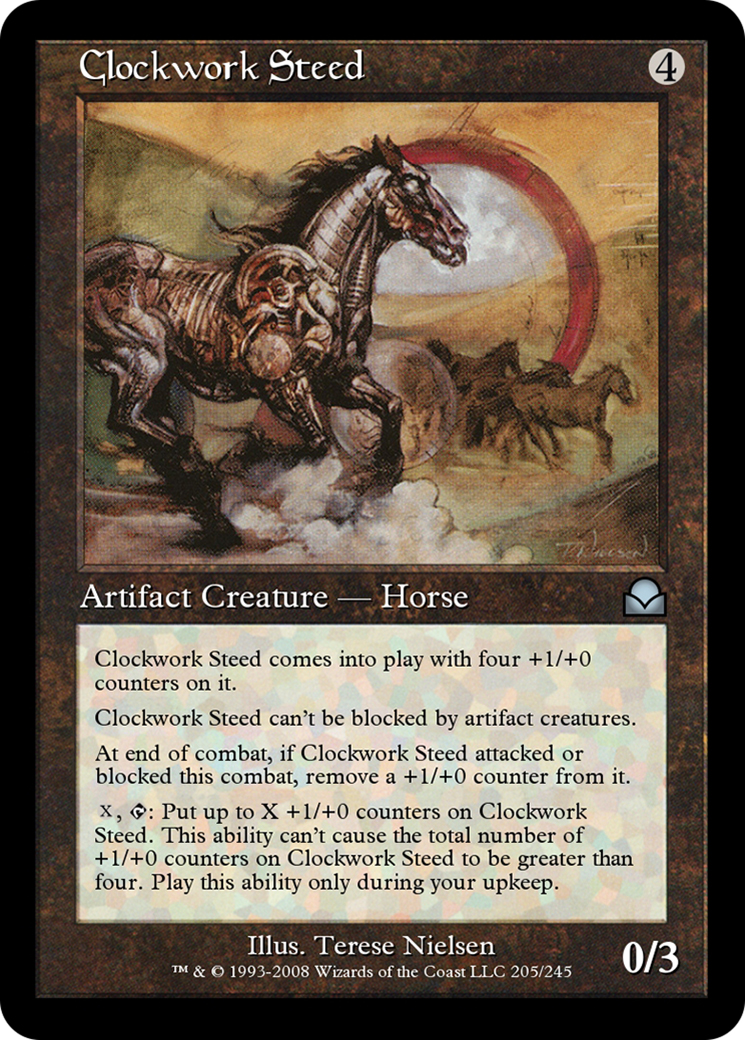 Clockwork Steed (ME2-205) - Masters Edition II Foil - Premium MTG Single from Wizards of the Coast - Just $0! Shop now at Game Crave Tournament Store