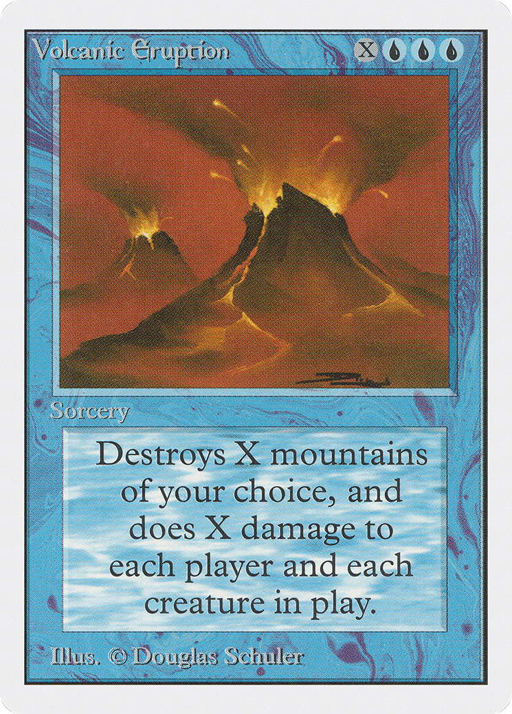 Volcanic Eruption (2ED-089) - Unlimited Edition - Premium MTG Single from Wizards of the Coast - Just $4.56! Shop now at Game Crave Tournament Store