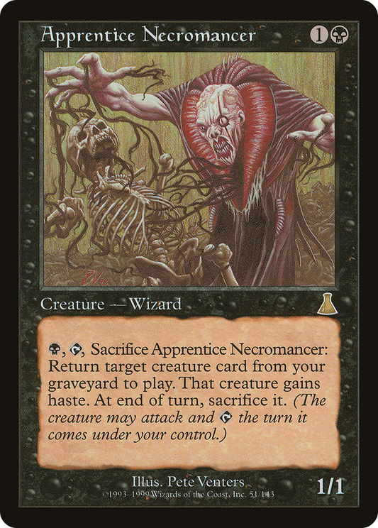 Apprentice Necromancer (UDS-051) - Urza's Destiny Foil - Premium MTG Single from Wizards of the Coast - Just $17.17! Shop now at Game Crave Tournament Store